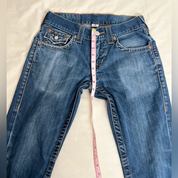 True Religion Men’s Size 28 Sección  Straight Denim Blue Jeans - Picture 4 of 10